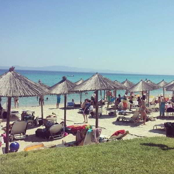 Al Mare Hotel Polychrono Esterno foto